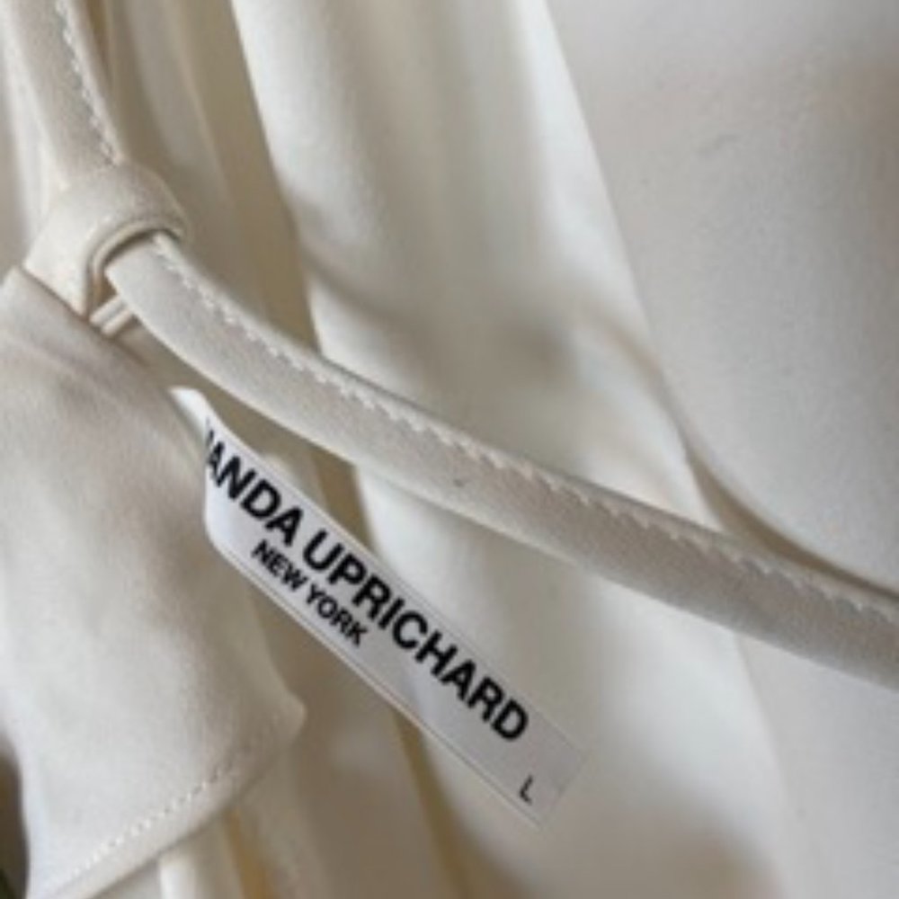 Amanda Uprichard Janet Dress Ivory Size Large Sexy Cocktail - Picture 11 of 14